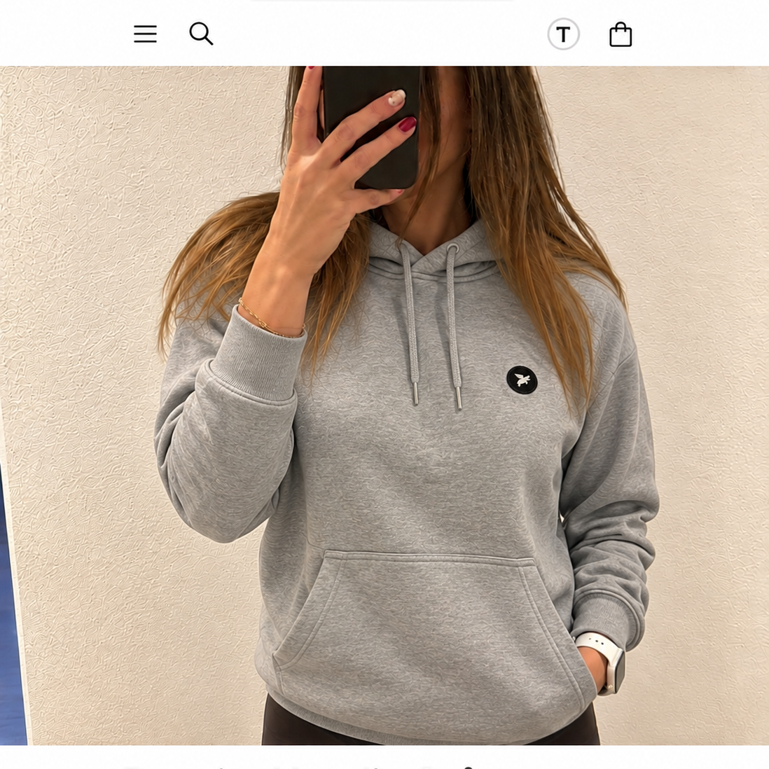 Despite Unisex Hoodie Grå