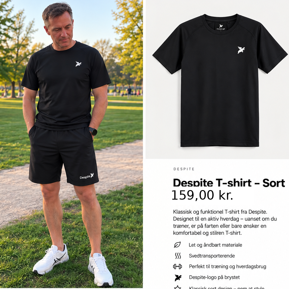 Despite T-shirt grå