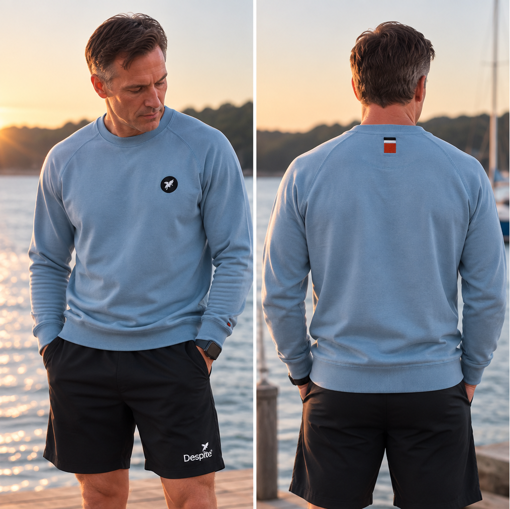 Despite Unisex Sweatshirt Blå