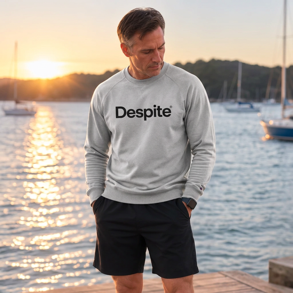Despite Unisex Sweatshirt Grå